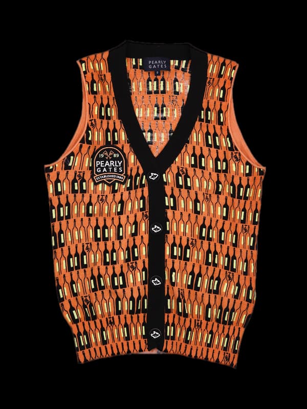 자수패치 민소매 가디건