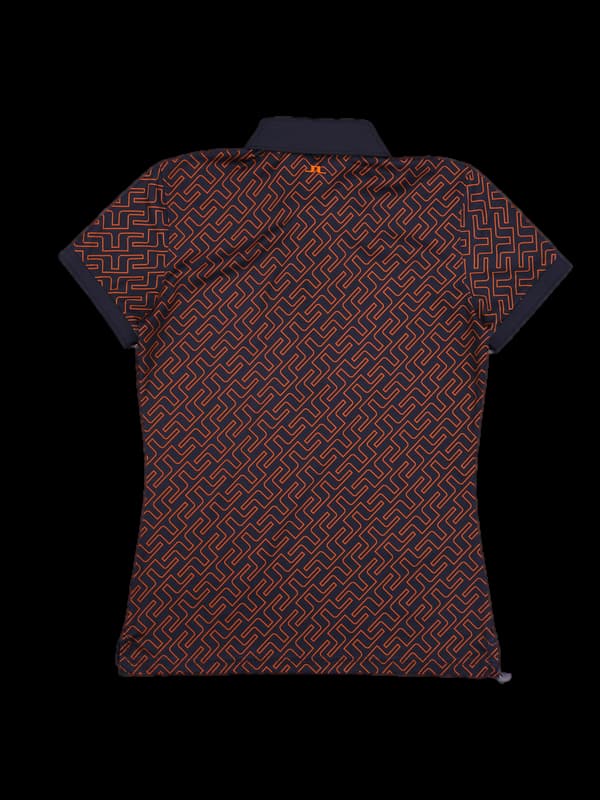 로고 패턴  카라 반팔