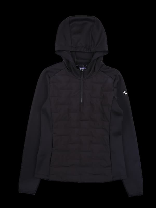 누빔 후드 패딩 점퍼