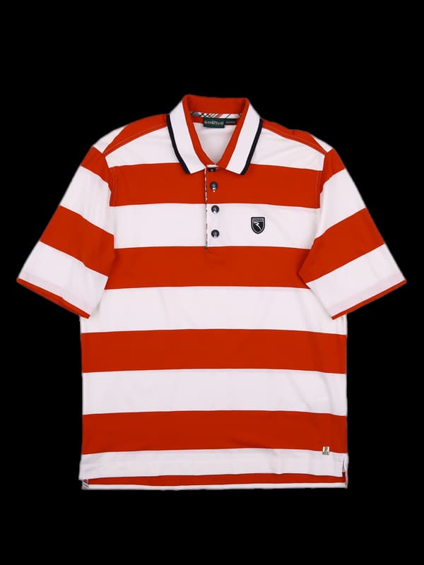 [남성] 스트라이프 반팔카라티