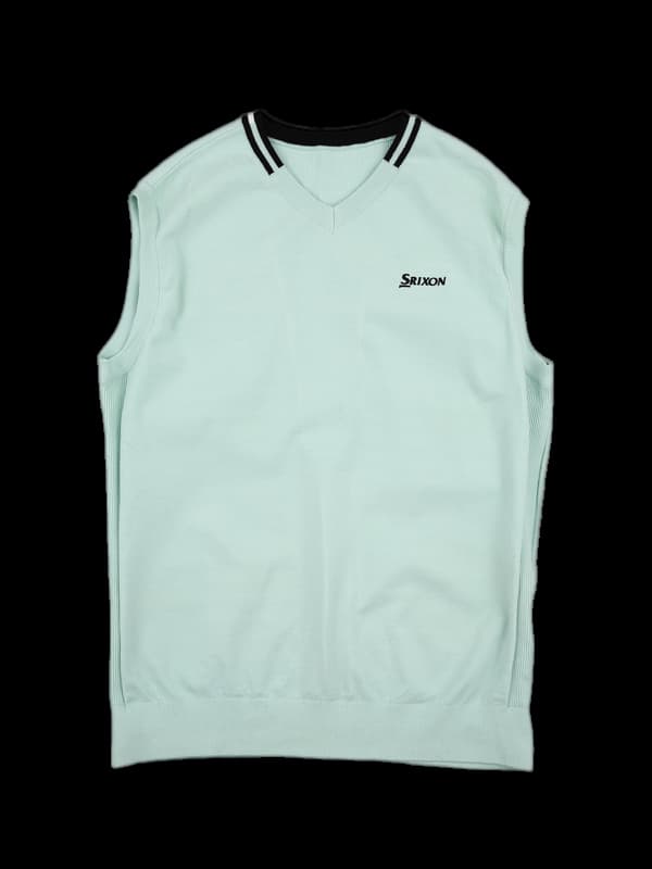 [남성] 로고 브이넥 니트 베스트