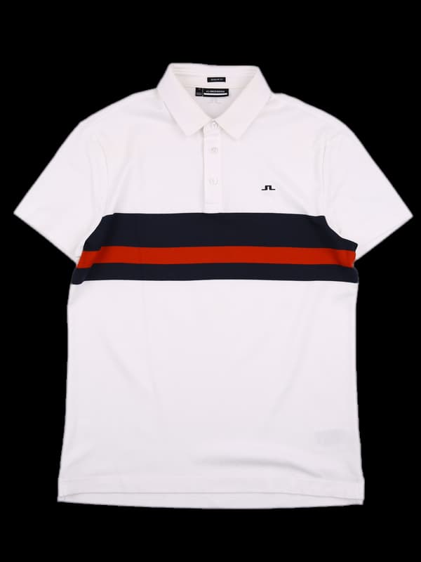 [남성] 스트라이프 카라 반팔 