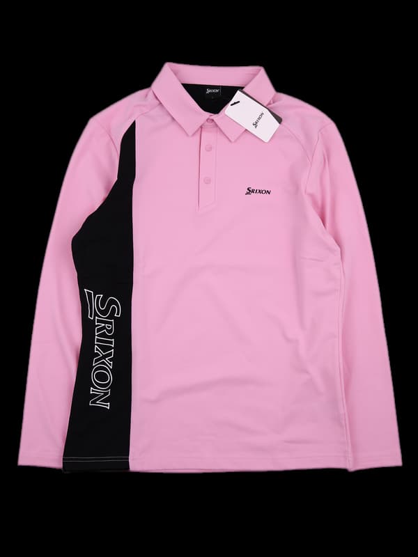 [남성] [새상품] 빅로고 배색 카라 긴팔