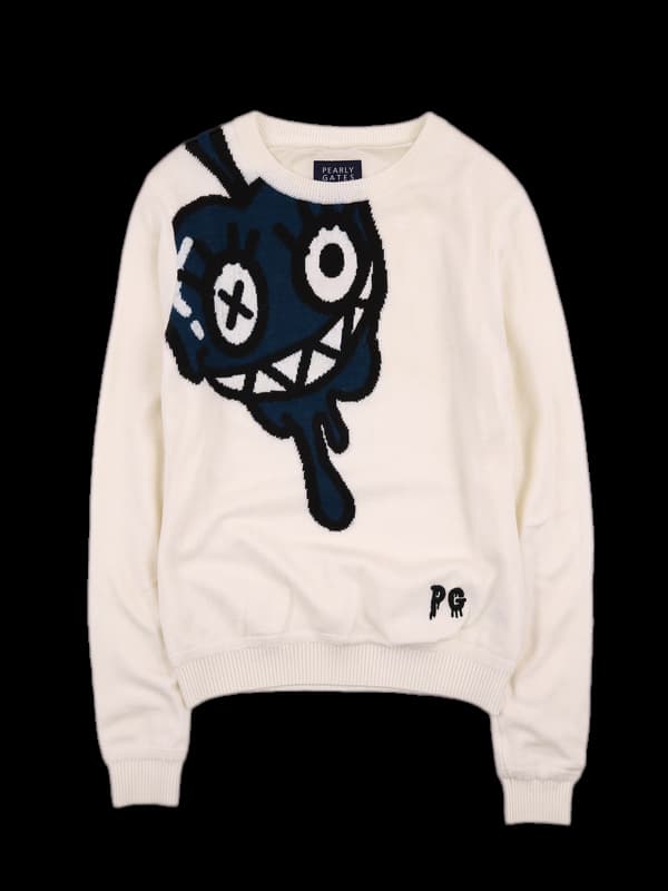 방풍 라운드 니트