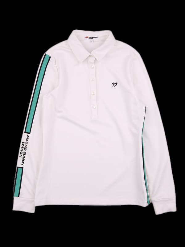 로고 사이드 카라 긴팔