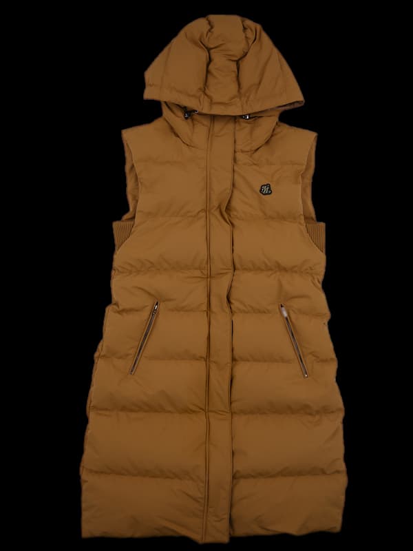 로고 방풍 패딩 베스트 