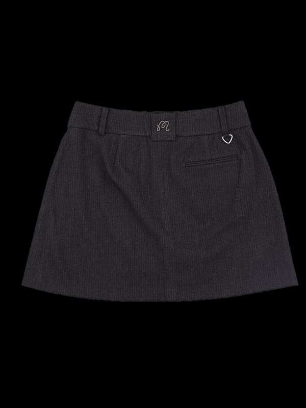 [2025] 자수 로고 플리츠 스커트