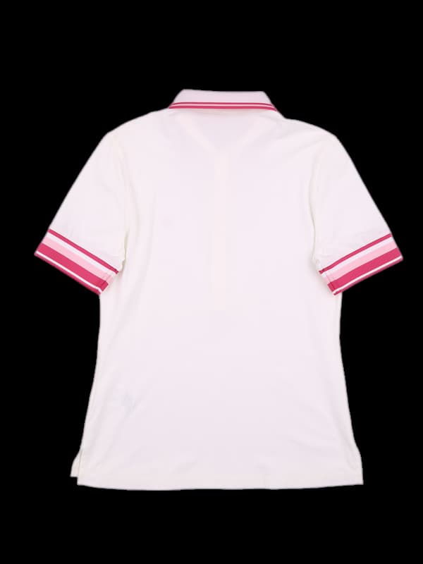 배색 반팔카라티