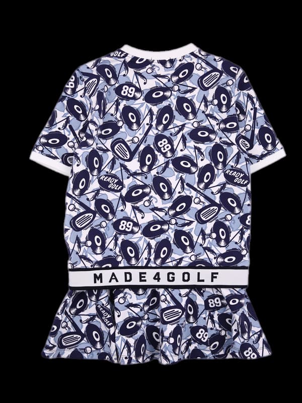 로고패턴 레이스반팔