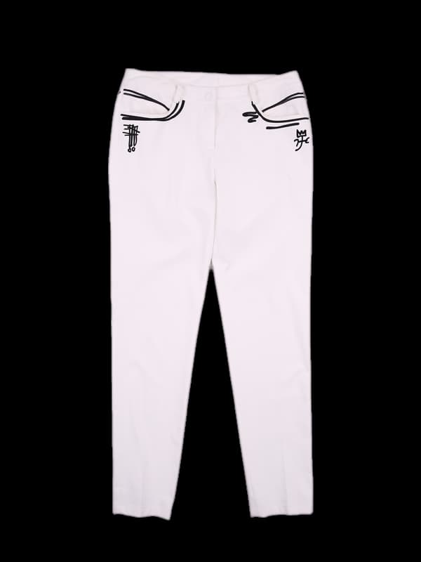 로고 스트레치 팬츠