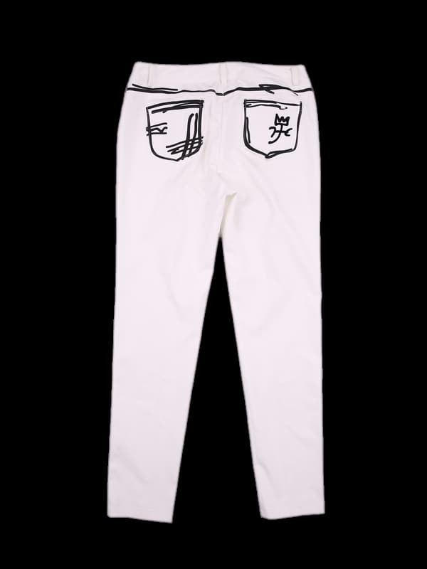 로고 스트레치 팬츠