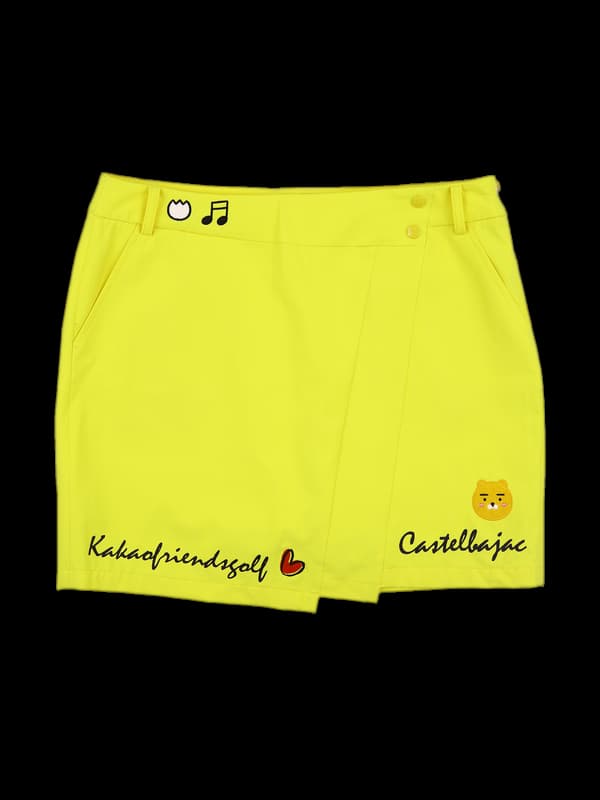 로고 캐릭터 스커트 