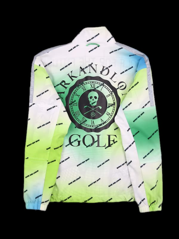 패턴 양면 점퍼