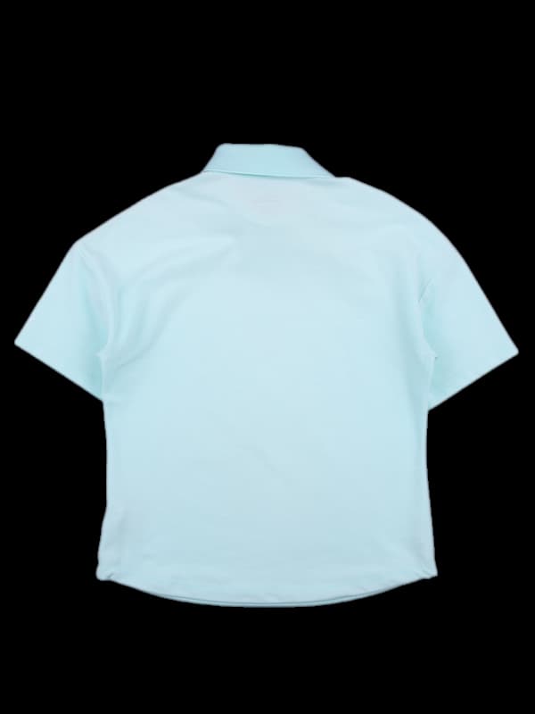 로고 사선단추 반팔