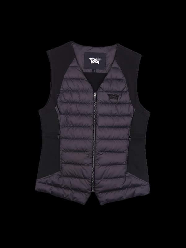 로고패딩 베스트점퍼