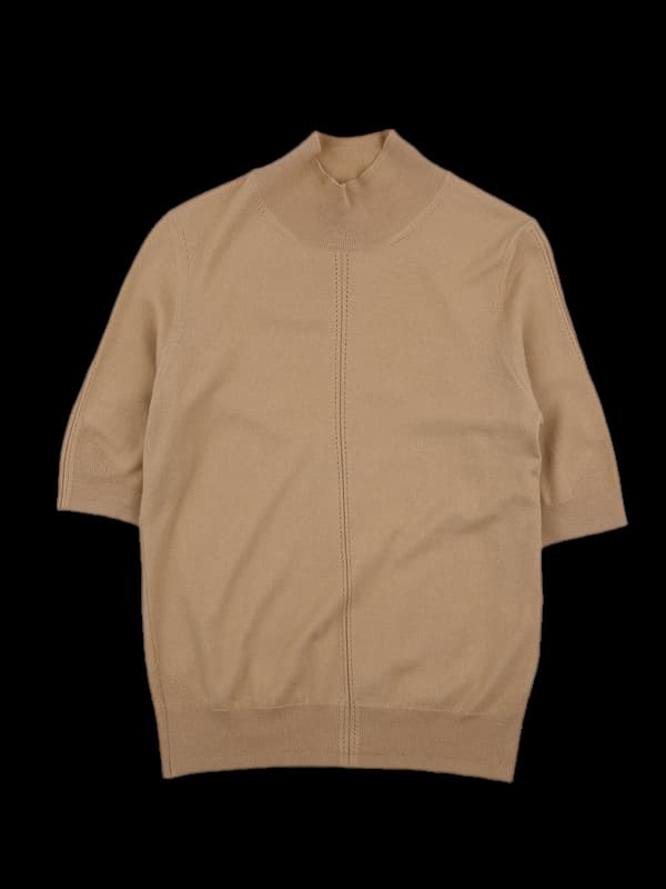 카라 반팔 니트