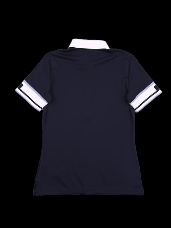 배색 반팔카라티