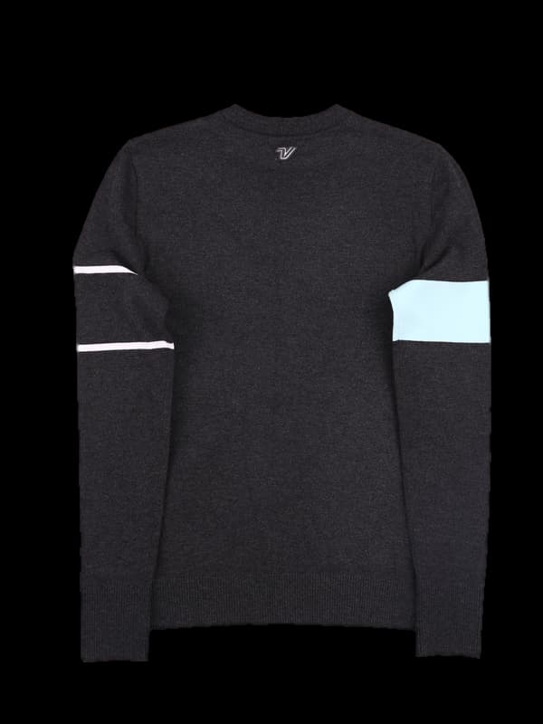 로고배색  긴팔니트