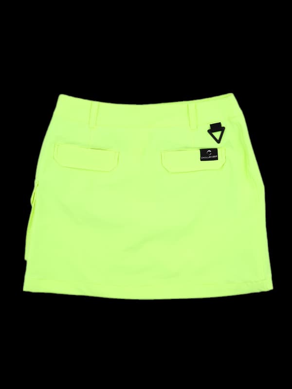 포켓 로고 스커트