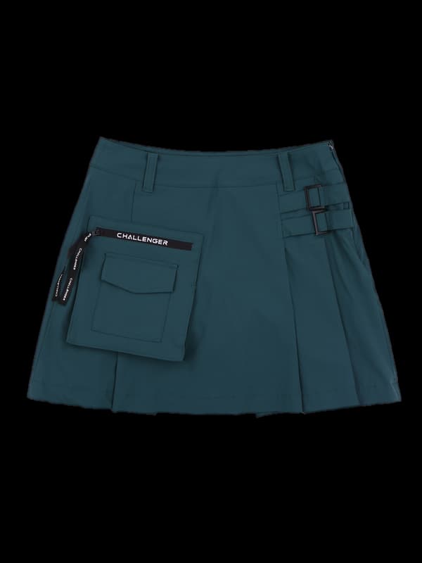 로고 포켓 스커트