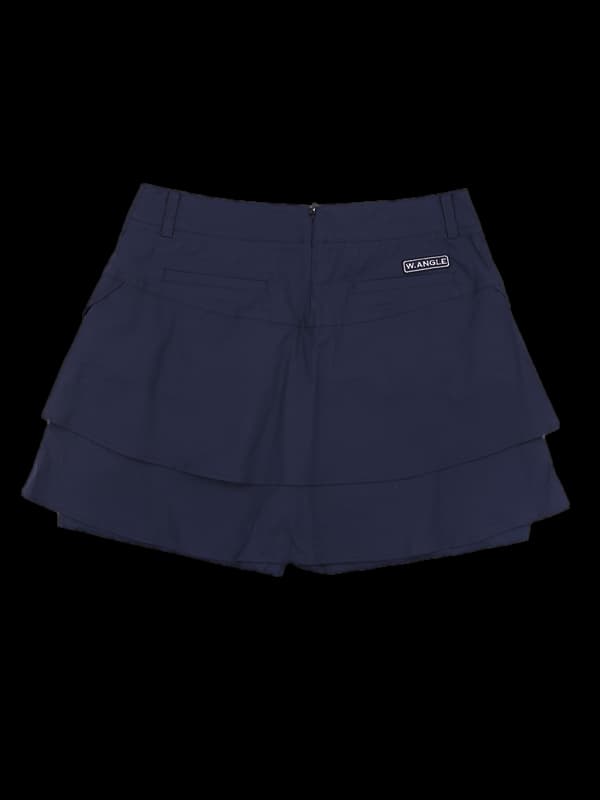 로고 스커트 팬츠