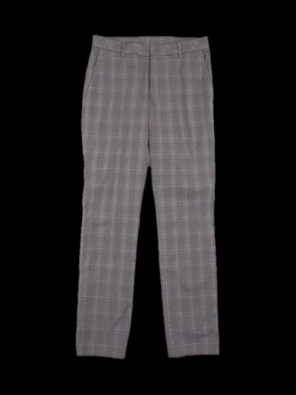 [남성] 로고 체크 팬츠