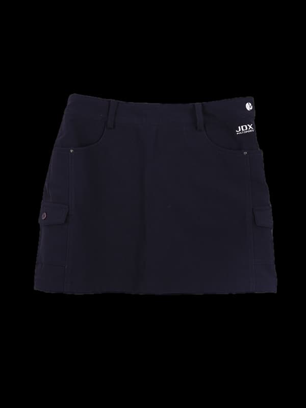 로고 투포켓 스커트