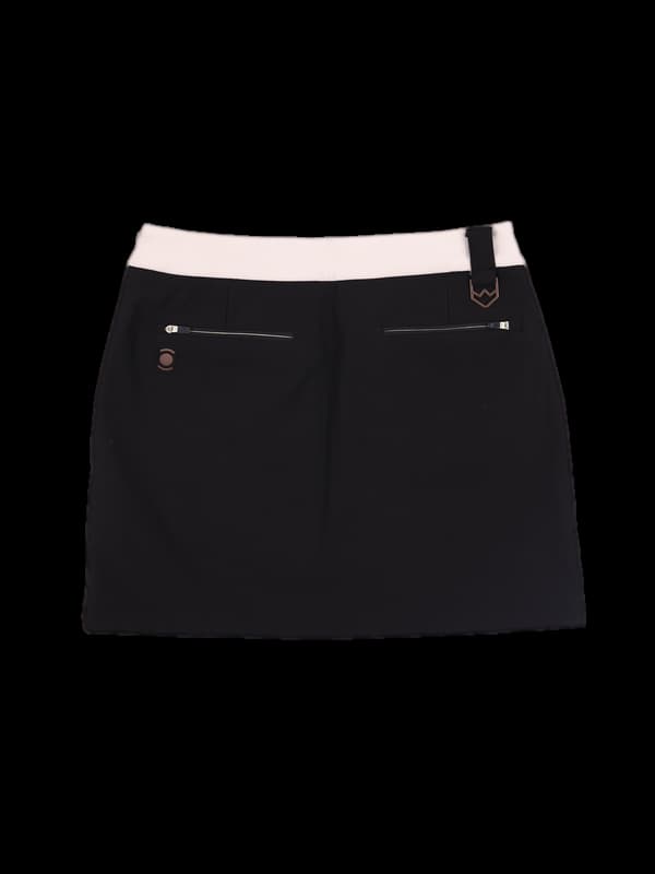로고배색 기모스커트
