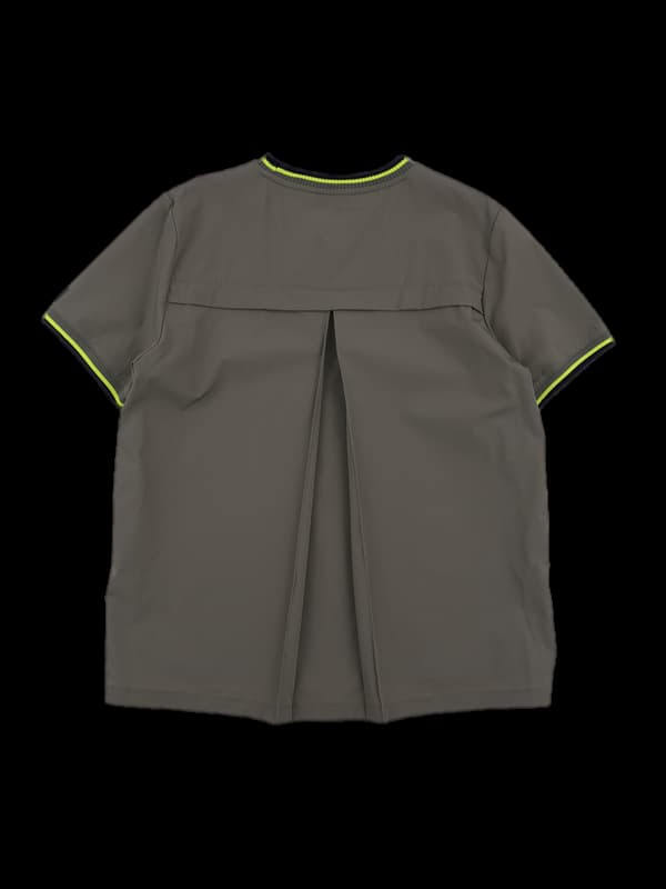 배색 라운드 반팔