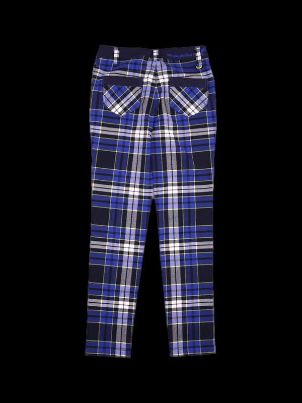 로고체크 패턴팬츠