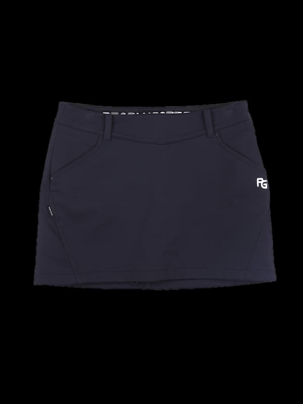 로고 기모 스커트