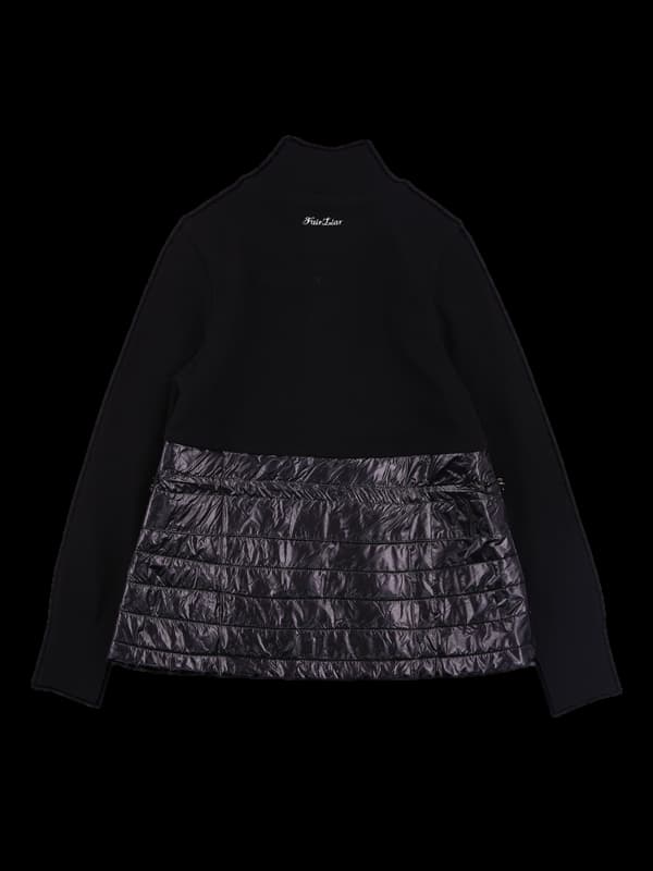 [새상품] 방풍로고 니트집업