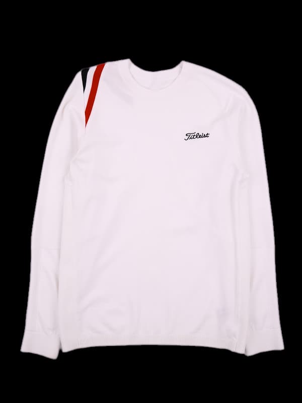 [남성] 로고배색 긴팔니트