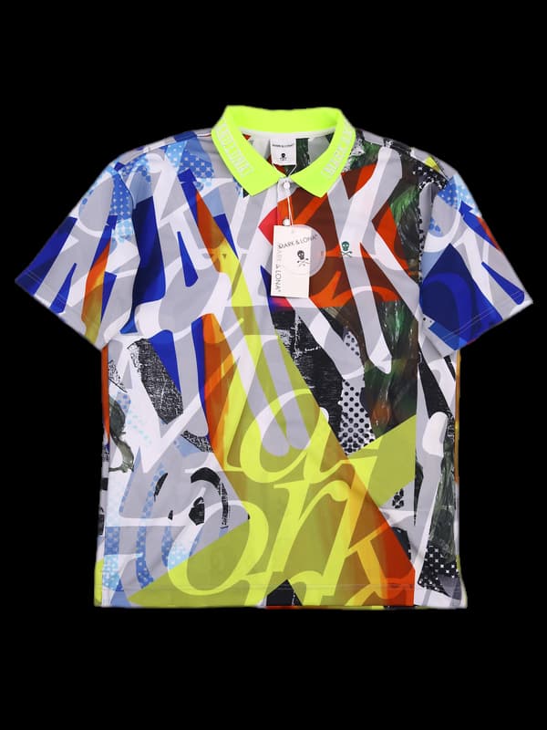 [남성][새상품] 로고패턴 카라반팔