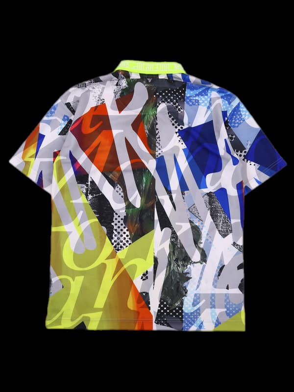 [남성][새상품] 로고패턴 카라반팔