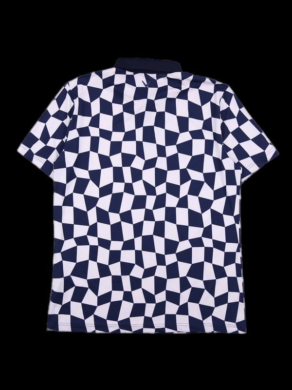 [남성] 로고체크 카라반팔