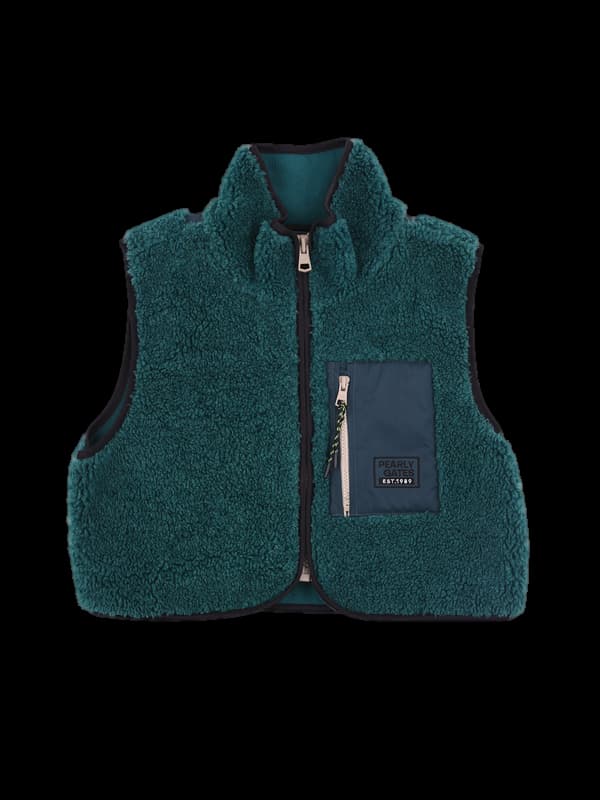 로고포켓  플리츠집업