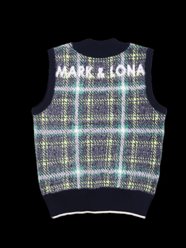 로고패턴 니트베스트