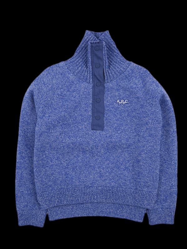 방풍로고 니트긴팔