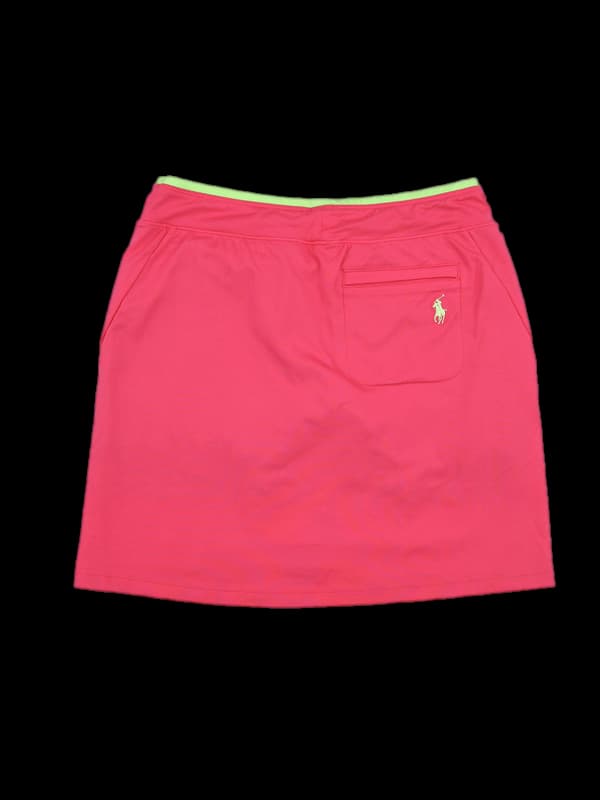 로고 미니 스커트