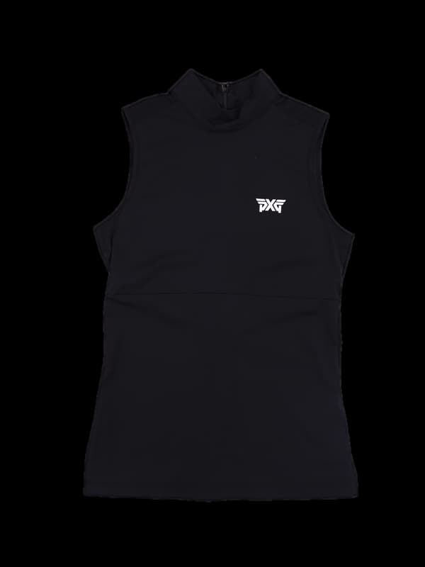 로고 하이넥 민소매