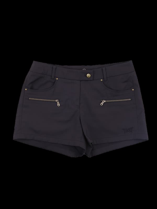 로고 지퍼 팬츠