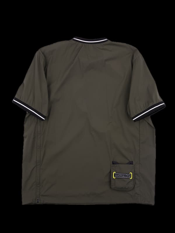 [남성] 로고배색 라운드반팔