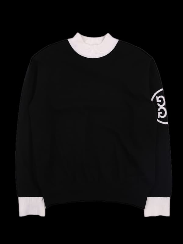 [남성] 사이드로고 방풍니트