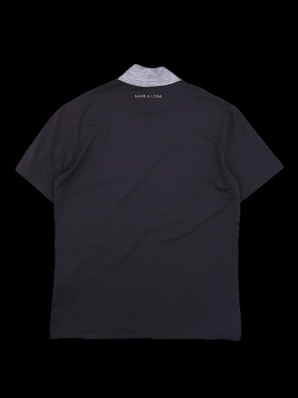 [남성] 로고 하이넥 반팔