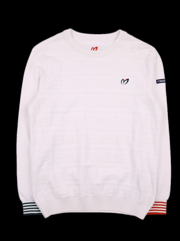 [남성] 사이드로고 긴팔니트