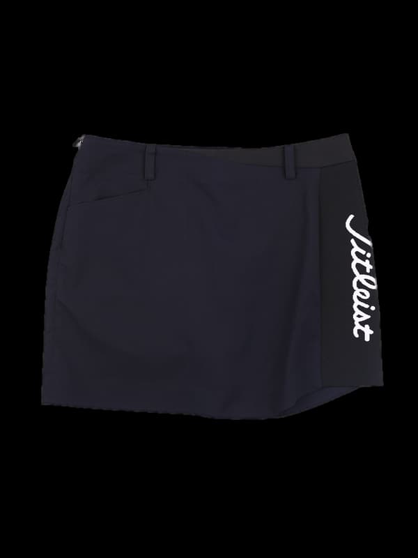 언발 로고 스커트