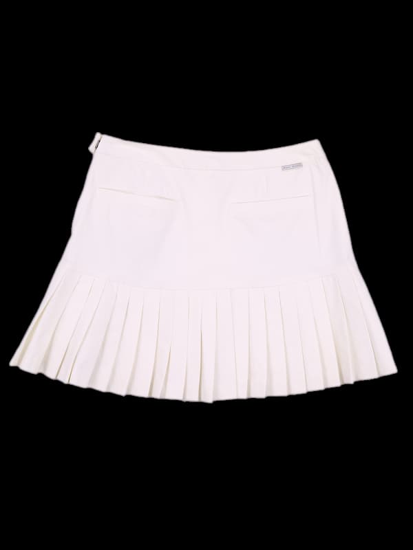 사이드 로고 스커트