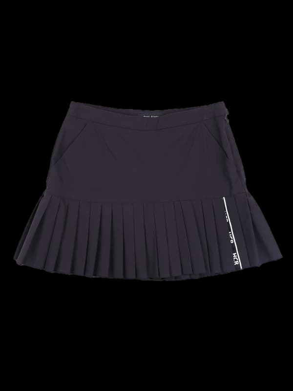 사이드 로고 스커트