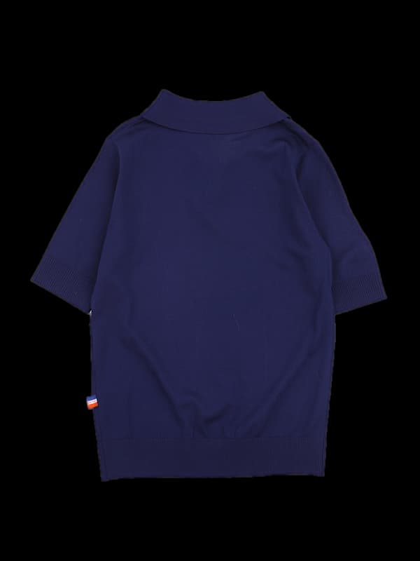 카라 반팔 니트